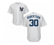 Youth Majestic New York Yankees #30 David Robertson Authentic White Home MLB Jersey Youth Majestic New York Yankees #30 David Robertson Authentic White Home MLB Jersey