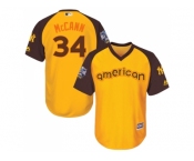 Youth Majestic New York Yankees #34 Brian McCann Authentic Yellow 2016 All-Star American League BP Cool BaseMLB Jersey Youth Majestic New York Yankees #34 Brian McCann Authentic Yellow 2016 All-Star American League BP Cool BaseMLB Jersey
