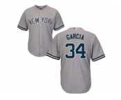 Youth Majestic New York Yankees #34 Jamie Garcia Authentic Grey Road MLB Jersey Youth Majestic New York Yankees #34 Jamie Garcia Authentic Grey Road MLB Jersey