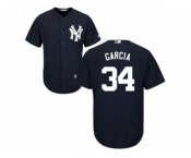 Youth Majestic New York Yankees #34 Jamie Garcia Replica Navy Blue Alternate MLB Jersey Youth Majestic New York Yankees #34 Jamie Garcia Replica Navy Blue Alternate MLB Jersey
