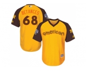 Youth Majestic New York Yankees #68 Dellin Betances Authentic Yellow 2016 All-Star American League BP Cool BaseMLB Jersey Youth Majestic New York Yankees #68 Dellin Betances Authentic Yellow 2016 All-Star American League BP Cool BaseMLB Jersey