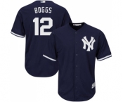 Youth New York Yankees #12 Wade Boggs Authentic Navy Blue Alternate Baseball Jersey Youth New York Yankees #12 Wade Boggs Authentic Navy Blue Alternate Baseball Jersey