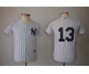 Youth mlb jerseys new york yankees #13 alex rodriguez white(black stripe) Youth mlb jerseys new york yankees #13 alex rodriguez white(black stripe)