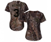 Women's Majestic San Diego Padres #3 Clayton Richard Authentic Camo Realtree Collection Flex Base MLB Jersey