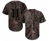 Youth Majestic San Diego Padres #11 Allen Craig Authentic Camo Realtree Collection Flex Base MLB Jersey