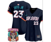 Youth San Diego Padres #23 Fernando Tatis Jr. Obsidian 2026 City Connect Stadium Limited Stitched Baseball Jersey