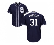 Youth San Diego Padres #31 Dave Winfield Navy blue Cool Base Stitched MLB Jersey