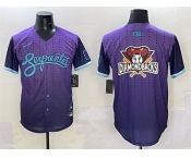 Men's Arizona Diamondbacks Team Big Logo Purple 2025 City Connect Limited Stitched Baseball Jersey