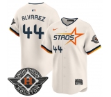 Men's Houston Astros #44 Yordan Alvarez Cream 2025 City Connect Limited Stitched Baseball Jersey