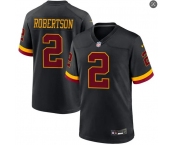 Mens Washington Commanders #2 Amik Robertson 2026 Black Alternate Vapor F.U.S.E.Limited Jersey Mens Washington Commanders #2 Amik Robertson 2026 Black Alternate Vapor F.U.S.E.Limited Jersey