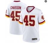 Mens Washington Commanders #45 K'Lavon Chaisson Nike 2026 White Away Vapor F.U.S.E.Limited Jersey Mens Washington Commanders #45 K'Lavon Chaisson Nike 2026 White Away Vapor F.U.S.E.Limited Jersey