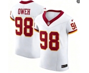 Mens Washington Commanders #98 Odafe Oweh Nike 2026 White Away Vapor F.U.S.E.Limited Jersey