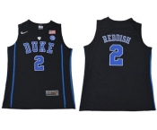 Blue Devils #2 Cameron Reddish Black Basketball Elite Stitched College Jersey