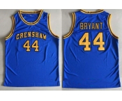 Men's Crenshaw High School #44 Bryant Royal Blue Soul Swingman Stitched Basketball Jersey