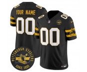 Men’s Pittsburgh Steelers Throwback 1933 Patch black Vapor Limited All Stitched Jerseys