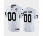 Men's Las Vegas Raiders White ACTIVE PLAYER Custom 2020 Inaugural Season Vapor Limited Stitched Football Jersey