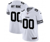 Men's Oakland Raiders Custom Nike White Team Logo Vapor Limited NFL Jersey