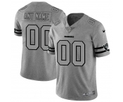 Nike Raiders Customized 2019 Gray Gridiron Gray Vapor Untouchable Limited Jersey