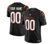 Men's Cincinnati Bengals Active Player Custom 2023 F.U.S.E. Black Vapor Untouchable Limited Football Stitched Jersey