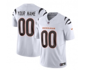 Men's Cincinnati Bengals Active Player Custom 2023 F.U.S.E. White Vapor Untouchable Limited Football Stitched Jersey