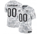 Men's Chicago Bears Active Player Custom 2024 F.U.S.E Arctic Camo Salute To Service Limited Stitched Football Jersey