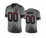 Men's Chiefs Customized Vapor Limited City Edition Smoky Jersey