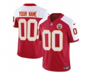 Men's Kansas City Chiefs Active Player Custom Red White 2023 F.U.S.E. Vapor Untouchable Limited Football Stitched Jersey