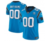 Men's Carolina Panthers Active Player Custom Blue 2024 30th Anniversary Patch F.U.S.E. Vapor Limited Stitched Football Jersey