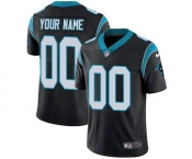 Men's Carolina Panthers Customized Black Team Color Vapor Untouchable Custom Limited Football Jersey