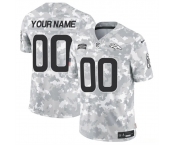 Men's Denver Broncos Active Player Custom 2024 F.U.S.E Arctic Camo Salute To Service Limited Stitched Football Jersey