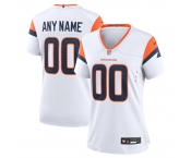 Women's Denver Broncos Active Player Custom White 2024 Stitched Jersey