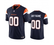 Youth Denver Broncos Active Player Custom Navy 2024 F.U.S.E. Alternate Vapor Limited Football Stitched Jersey