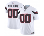 Men's Houston Texans Active Player Custom White 2024 Vapor F.U.S.E. Limited Football Stitched Jersey