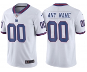 Men's New York Giants ACTIVE PLAYER Custom White Color Rush Limited Stitched NFL Jersey