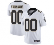 Men's New Orleans Saints Customized White Vapor Untouchable Custom Limited Football Jersey