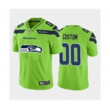 Men's Seahawks Custom Green Football Team Big Logo Fashion Vapor Limited Jersey