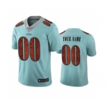 Men's Seahawks Customized Vapor Limited City Edition Light Blue Jersey