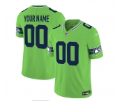 Men's Seattle Seahawks Active Player Custom 2023 F.U.S.E. Green Limited Football Stitched Jersey