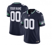 Men's Seattle Seahawks Active Player Custom 2023 F.U.S.E. Navy Limited Football Stitched Jersey