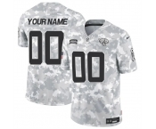 Men's Jacksonville Jaguars Active Player Custom 2024 F.U.S.E Arctic Camo Salute To Service Limited Stitched Football Jersey
