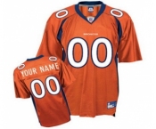 Denver Broncos Customized Jerseys Orange