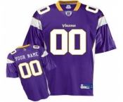 Minnesota Vikings Customized Jerseys Purple
