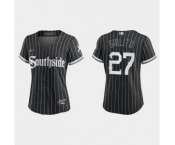 Women Chicago White Sox Lucas Giolito Black 2021 City Connect Replica Jersey