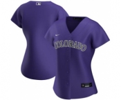 Women's Colorado Rockies Alternate 2020 Baseball Team Jersey Purple