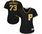 Women's Majestic Pittsburgh Pirates #73 Felipe Vazquez Authentic Black Alternate Cool Base MLB Jersey Women's Majestic Pittsburgh Pirates #73 Felipe Vazquez Authentic Black Alternate Cool Base MLB Jersey