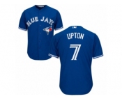 Youth Majestic Toronto Blue Jays #7 B.J. Upton Authentic Blue Alternate MLB Jersey Youth Majestic Toronto Blue Jays #7 B.J. Upton Authentic Blue Alternate MLB Jersey
