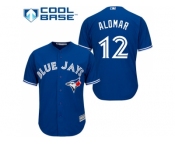 Youth Toronto Blue Jays #12 Roberto Alomar Blue Cool Base Stitched MLB Jersey