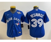 Youth Toronto Blue Jays #39 Trey Yesavage Royal 2025 World Series Cool Base Stitched Baseball Jersey Youth Toronto Blue Jays #39 Trey Yesavage Royal 2025 World Series Cool Base Stitched Baseball Jersey