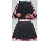 Men's San Francisco 49ers Black Shorts