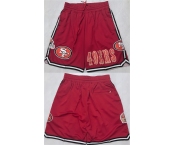 Men's San Francisco 49ers Red Shorts